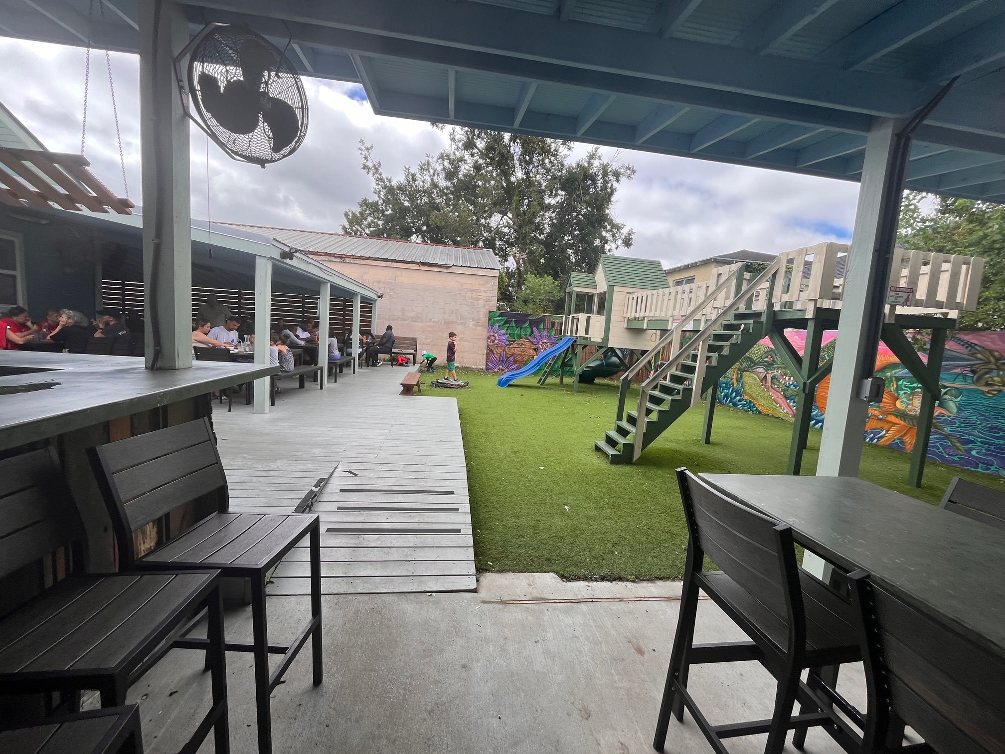 Toast Restaurant Outdoor Playground